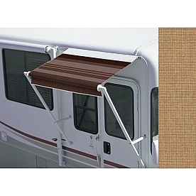 Carefree RV Awning Over-The-Door - 4 Feet - Mocha Solid - KJ055BQ25W