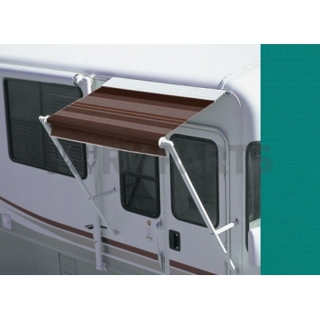 Carefree RV Awning Over-The-Door - 5 Feet - Persian Green Solid - FW060CC25W