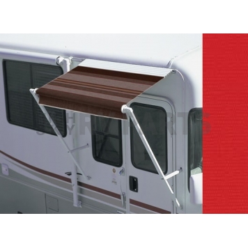 Carefree RV Awning Over-The-Door - 5 Feet - Red Solid - 67060EN23S