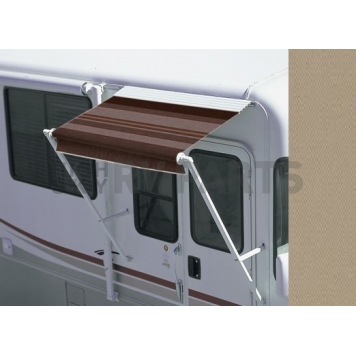 Carefree RV Awning Over-The-Door - 4 Feet - Sand Solid - FW057VD25W