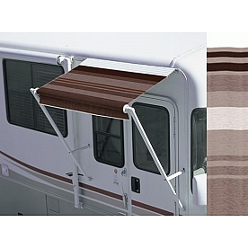 Carefree RV Awning Over-The-Door - 4 Feet - Sierra Brown Solid - 680489D00W