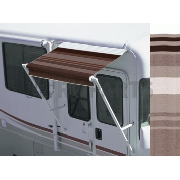 Carefree RV Awning Over-The-Door - 4 Feet - Sierra Brown Solid - 680489D00W