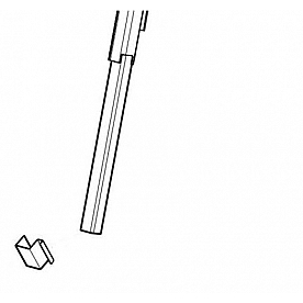 Carefree RV Over The Door Awning Arm Brace Lower 12 inch Right/ Left Satin R00218