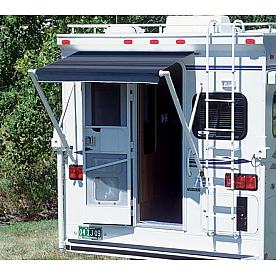 Carefree RV Awning Over-The-Door - 3 Feet - Charcoal Solid - TR0427A7AW