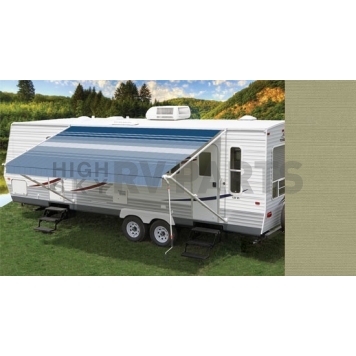 Carefree RV Fiesta Awning Patio Aspen Solid 20 Feet Spring Assisted EB20MC25