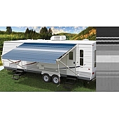 Carefree RV Fiesta Awning Patio Dune Stripes 18 Feet Spring Assisted 86188D00