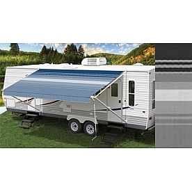 Carefree RV Fiesta Awning Patio 19 Feet Manual Black/ Gray AL198D8D