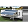 Carefree RV Fiesta Awning Patio Black/ Gray Dune Stripes 16 Feet Spring Assisted 86168D00