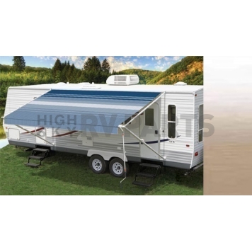 Carefree RV Fiesta Awning Patio 17 Feet Spring Assisted Camel Faded EA17LH00