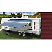 Carefree RV Fiesta Awning Patio Dubonnet Tweed Solid 16 Feet Spring Assisted EB163725