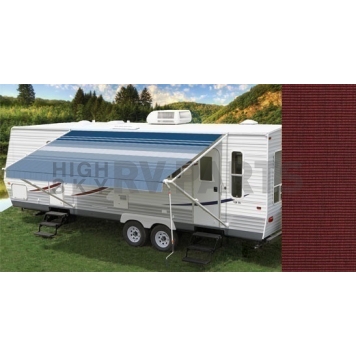 Carefree RV Fiesta Awning Patio Dubonnet Tweed Solid 16 Feet Spring Assisted EB163725