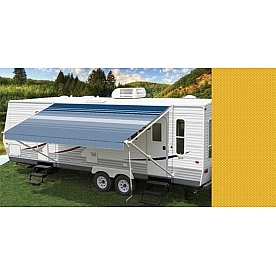 Carefree RV Fiesta Awning Patio Mustard Solid 20 Feet Spring Assisted EB20UB25