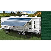 Carefree RV Fiesta Awning Patio Forest Green Solid 14 Feet Spring Assisted EB143525
