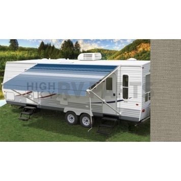 Carefree RV Fiesta Awning Patio Taupe Solid 15 Feet Spring Assisted 8615RFRF