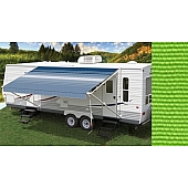 Carefree RV Fiesta Awning Patio Pistachio Solid 15 Feet Spring Assisted EB15UU25