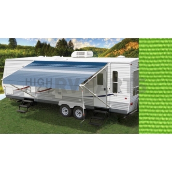 Carefree RV Fiesta Awning Patio Pistachio Solid 15 Feet Spring Assisted EB15UU25
