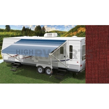 Carefree RV Mirage Awning - 21 Feet - Red Tweed Solid - VW21VKJV10DR