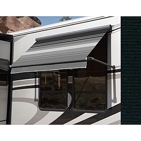 Carefree RV Awning Window - 6 Feet - Solid Black - IB060AGJV