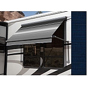 Carefree RV Awning Window - 7 Feet - Blue Tweed Solid - ID07ACG25
