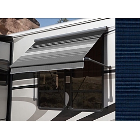 Carefree RV Awning Window - 3 Feet - Blue Tweed Solid - IB035CGJV