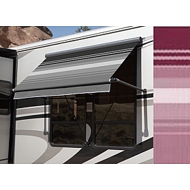Carefree RV Awning Window - 5 Feet - Bordeaux Solid - ID05E8525