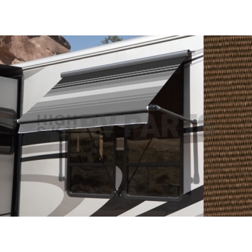 Carefree RV Awning Window - 11 Feet - Cacao Solid - IB110VFJV