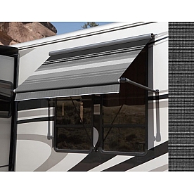 Carefree RV Awning Window - 3 Feet - Charcoal - IB035RAJV