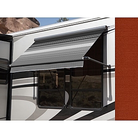 Carefree RV Awning Window - 12 Feet - Chestnut Solid - ID120CU25