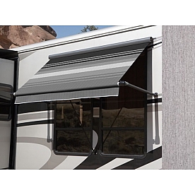 Carefree RV Awning Window - 11 Feet - Graphite Solid - IB110UEJV