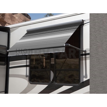 Carefree RV Awning Window - 10 Feet - Gray Solid - IE1000303