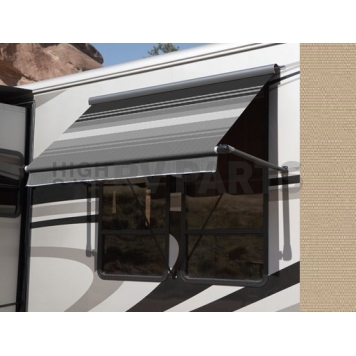 Carefree RV Awning Window - 6 Feet - Linen Solid - IK060BNJV
