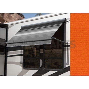 Carefree RV Awning Window - 2 Feet - Orange Solid - IG025BV25