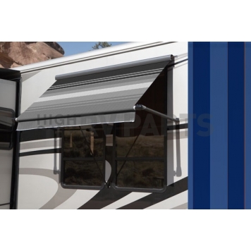 Carefree RV Awning Window - 4 Feet - Salou Stripes - IB04CWG23