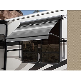 Carefree RV Awning Window - 5 Feet - Sand Solid - ID055VD25