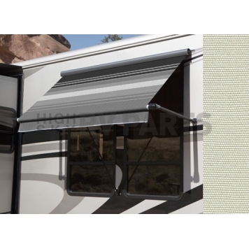 Carefree RV Awning Window - 11 Feet - Seashell Solid - IB110ULJV