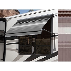 Carefree RV Awning Window - 7 Feet - Sierra Brown Solid - IN0708200