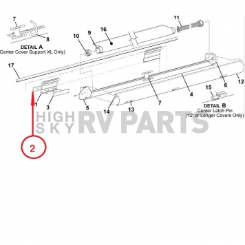 Carefree Summit And SOK III RV Awning Fascia R001534