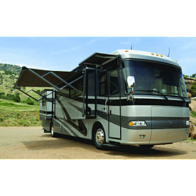 Carefree RV Travel'R Patio Awnings Arm Electric Half Set 8 Feet R001508BLK