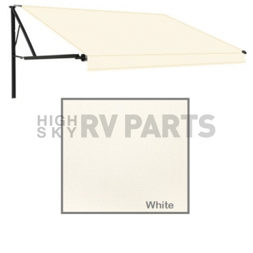 Lippert Components  Solera Awning Fabric - 10 Feet x 8 Feet Extension - White Fade Vinyl