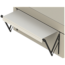 Lippert Components  Solera Awning Fabric - 14 Feet x 9 Feet 8 Inch Extension - White Fade Vinyl