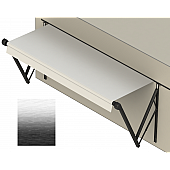 Lippert Components  Solera Awning Fabric - 19 Feet x 8 Feet Extension - Black Fade Vinyl