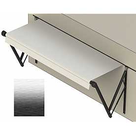 Lippert Components  Solera Awning Fabric - 14 Feet x 8 Feet Extension - Black Fade Vinyl