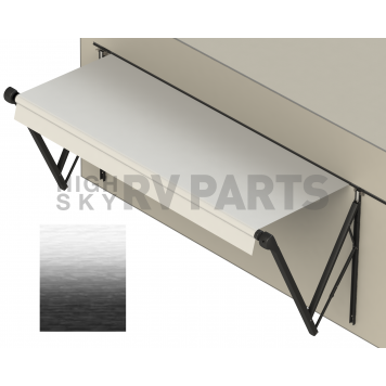 Lippert Components  Solera Awning Fabric - 14 Feet x 8 Feet Extension - Black Fade Vinyl