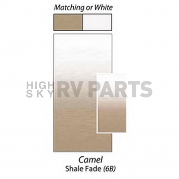Lippert Components  Solera Awning Fabric - 18 Feet x 8 Feet Extension - Sand Fade Vinyl