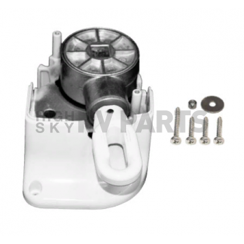 Carefree Freedom Wall Mount RV Awning Drive Head Manual White R001619WHT