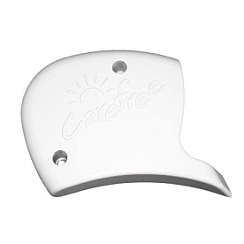 Carefree Freedom Roof Mount RV Awning End Cap Outer White Left R037361-005