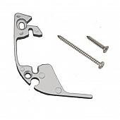 Carefree RV Awning Lead Rail End Plate Gray Right R001625GRY