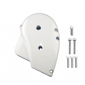 Carefree Summit RV Awning Screw Cover End Cap White Left R001520WHT