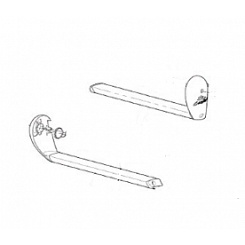 Carefree Slideout RV Awning End Cap With Mounting Tube Black R012540-006