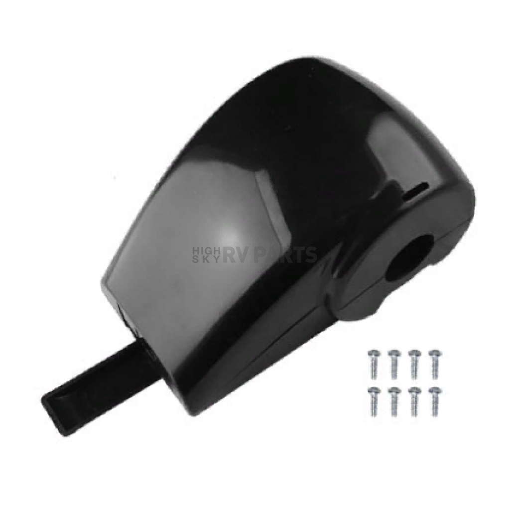 thumbnail image 2 of Carefree RV Awning Motor Cover - R001931-006 - Fits Altitude & Compass Awnings - Black 2 of 2